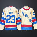 Men’s New York Rangers #23 Adam Fox Fanatics Beige 2026 NHL Winter Classic Premium Jersey