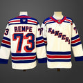 Men’s New York Rangers #73 Matt Rempe White 2024-25 Away Stitched Hockey Jersey