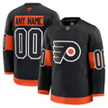 Men’s Philadelphia Flyers Fanatics Black Alternate Premium Custom Jersey