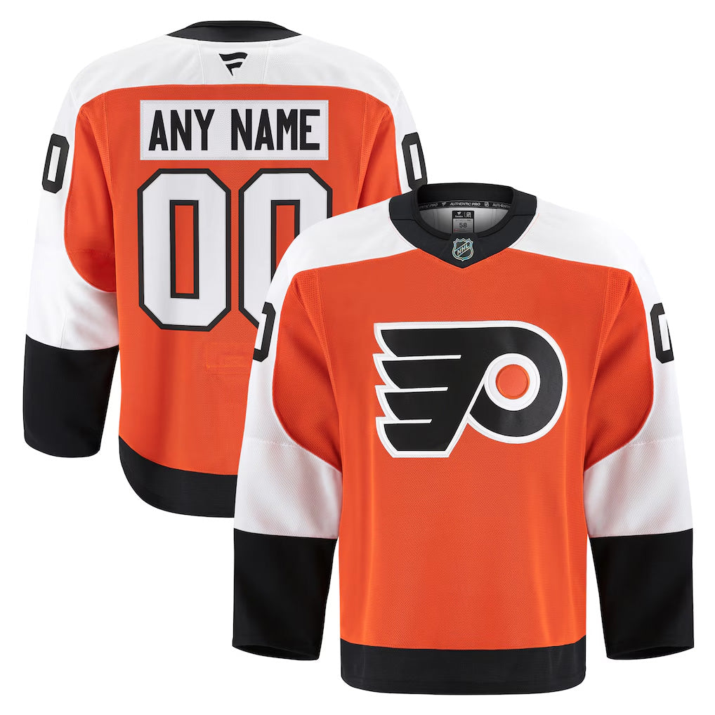 Men’s Philadelphia Flyers Fanatics Orange Home Custom Jersey