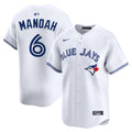 Men’s Toronto Blue Jays Alek Manoah #6 White Home Limited Jersey