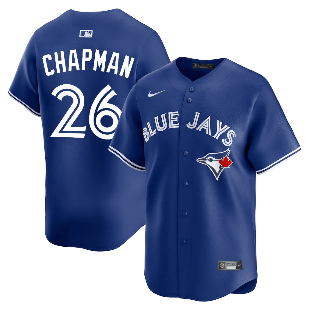 Men’s Toronto Blue Jays Matt Chapman #26 Blue Baseball Jersey