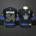 Men’s Toronto Maple Leafs #34 Auston Matthews Jersey in Black