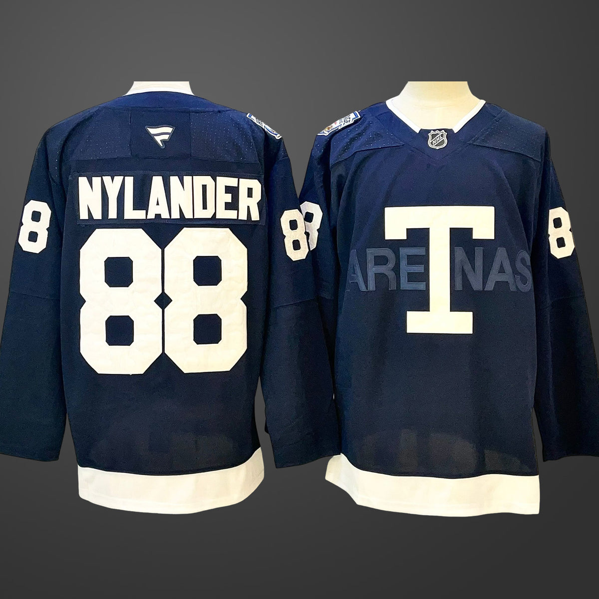 Men’s Toronto Maple Leafs #88 William Nylander Navy Stitched Jersey