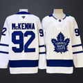 Men’s Toronto Maple Leafs #92 Gavin McKENNA White Stitched Jersey