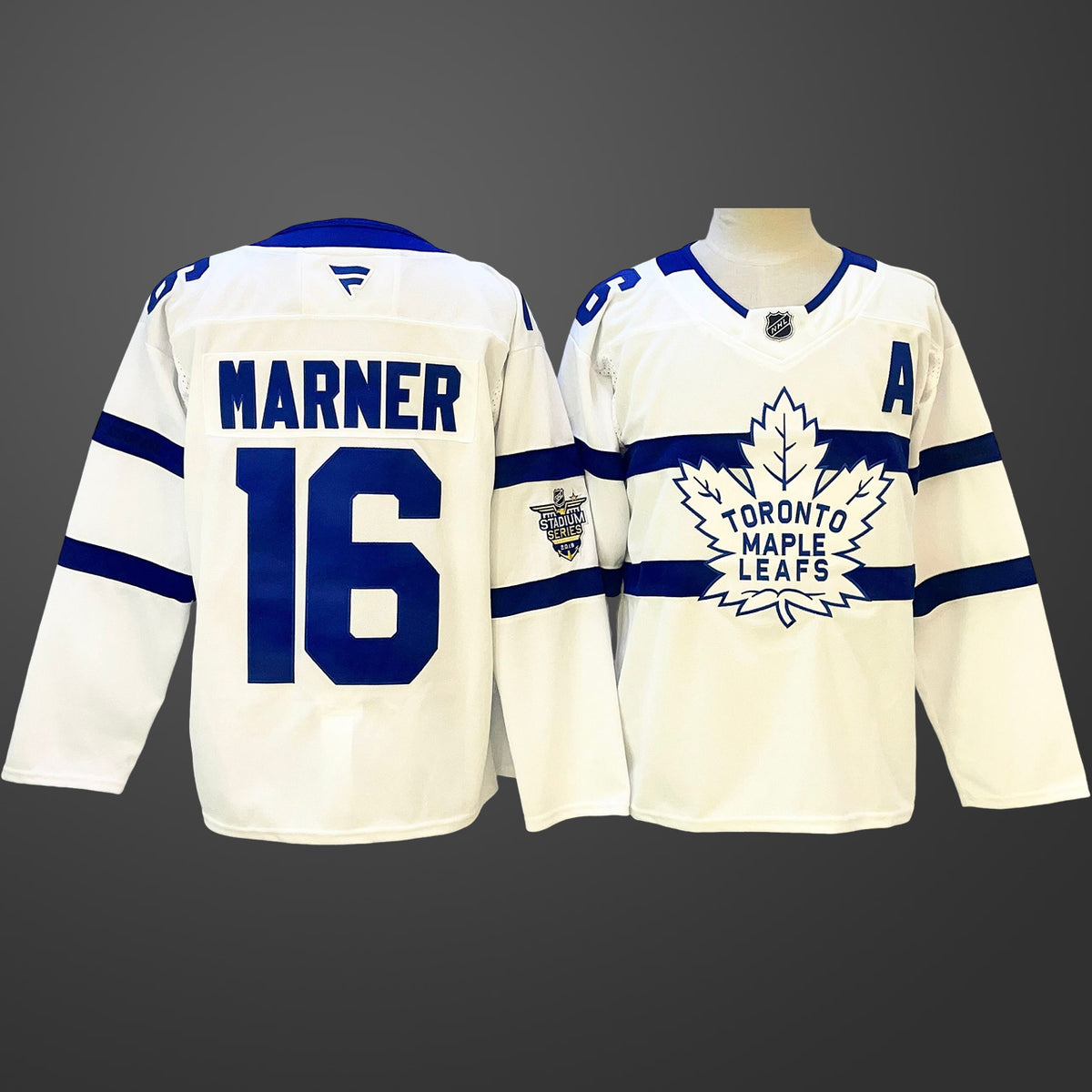 Men’s Toronto Maple Leafs Mitch Marner #16 White Jersey