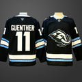 Men’s Utah Mammoth #11 Dylan Guenther Navy 2025 Stitched Jersey