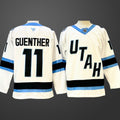 Men’s Utah Mammoth #11 Dylan Guenther White Stitched Jersey