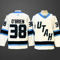 Men’s Utah Mammoth #38 Liam O’Brien White Stitched Jersey