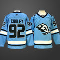 Men’s Utah Mammoth #92 Logan Cooley Blue Stitched Jersey