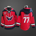 Men’s Washington Capitals #77 OSHIE Stitched Hoodie Red