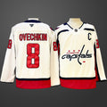 Men’s Washington Capitals Alexander Ovechkin #8 White Jersey
