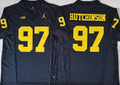 Michigan Wolverines Blue #97 HUTCHINSON Stitched Jersey
