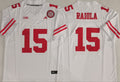 Nebraska Huskers White #15 RAIOLA Stitched Jersey