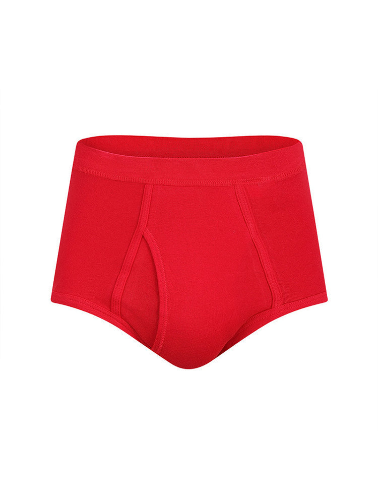 2 Pack Cool Cotton Underwear With Fly