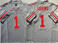 Ohio State Buckeyes GRAY #1 JUDKINS Stitched Jersey