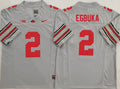 Ohio State Buckeyes GRAY #2 EGBUKA Stitched Jersey