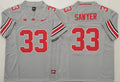 Ohio State Buckeyes GRAY #33 SAWYER Stitched Jersey