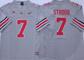 Ohio State Buckeyes GRAY #7 STROUD Stitched Jersey