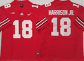 Ohio State Buckeyes Red #18 HARRISON JR. Vapor F.U.S.E Stitched Jersey