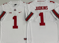 Ohio State Buckeyes White #1 JUDKINS Stitched Jersey
