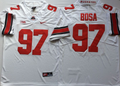 Ohio State Buckeyes White #97 BOSA Stitched Jersey