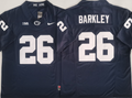 Penn State Nittany Lions Blue #26 BARKLEY Stitched Jersey