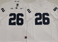 Penn State Nittany Lions White #26 Stitched Jersey
