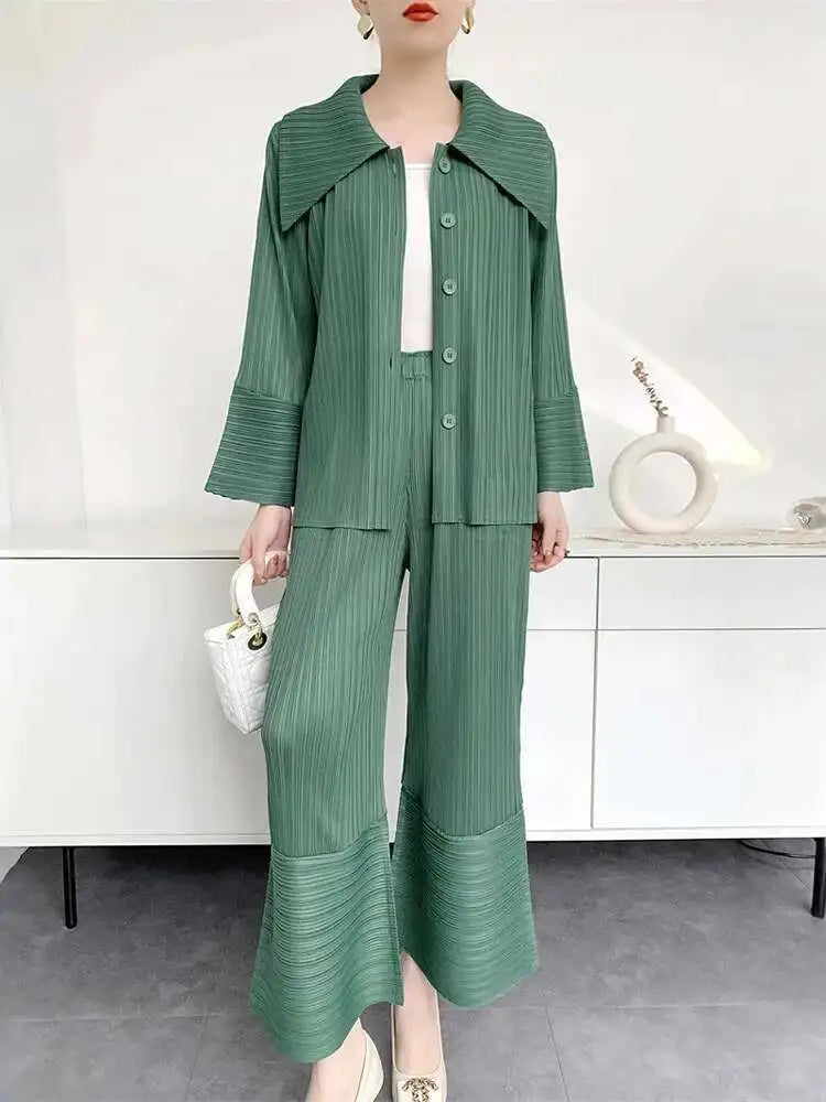 Sophisticated Luxury Plissé Top