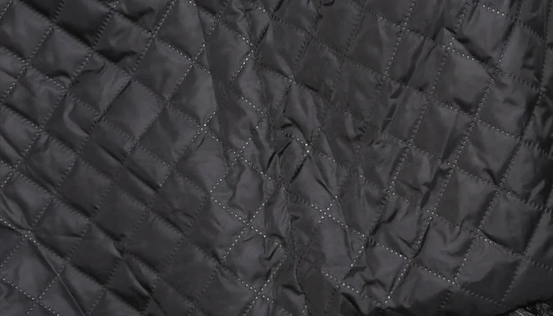 Couture Vegan Leather Trench with Shaggy Fur