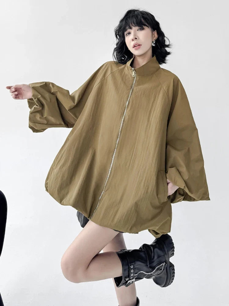 Luxe Oversized Balloon Sleeve Jacket