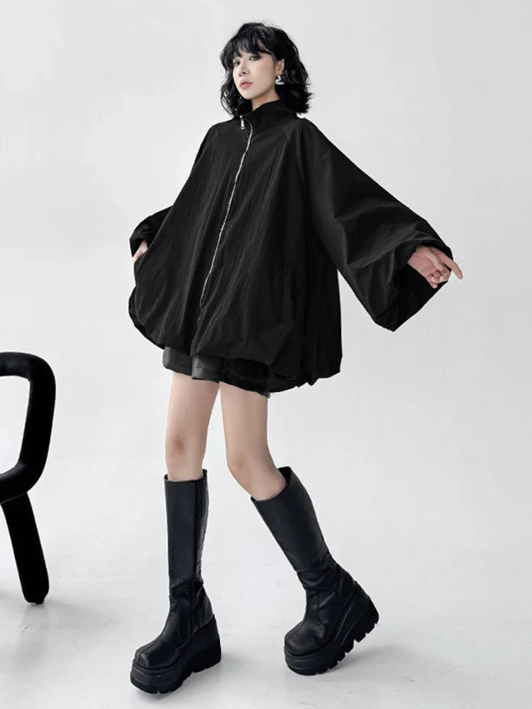 Luxe Oversized Balloon Sleeve Jacket