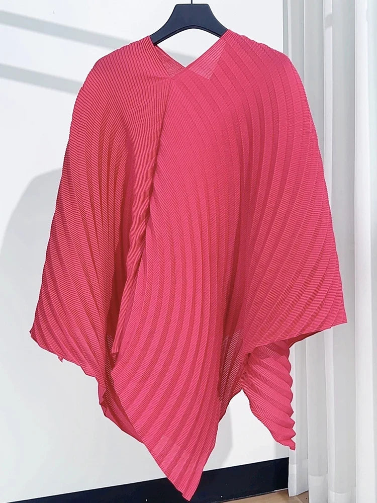 Luxe Pleated Japanese Cape