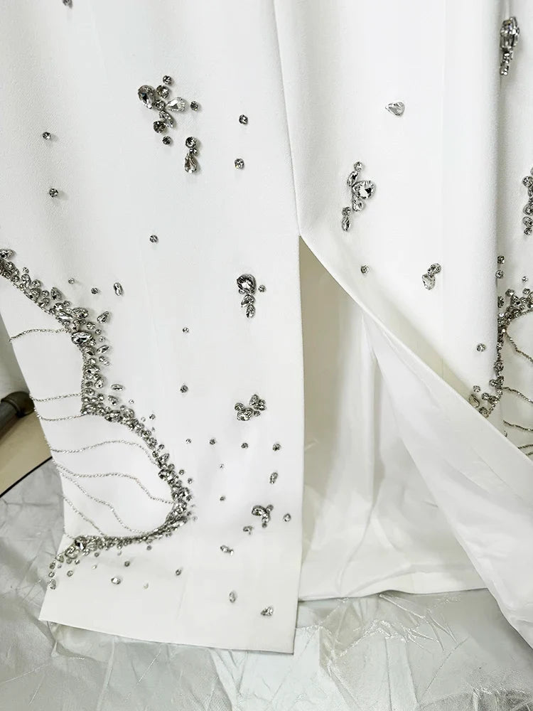 Luxury Crystal Maxi Gown
