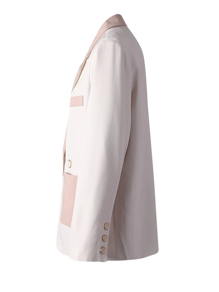Pink Luxury Boyfriend Blazer