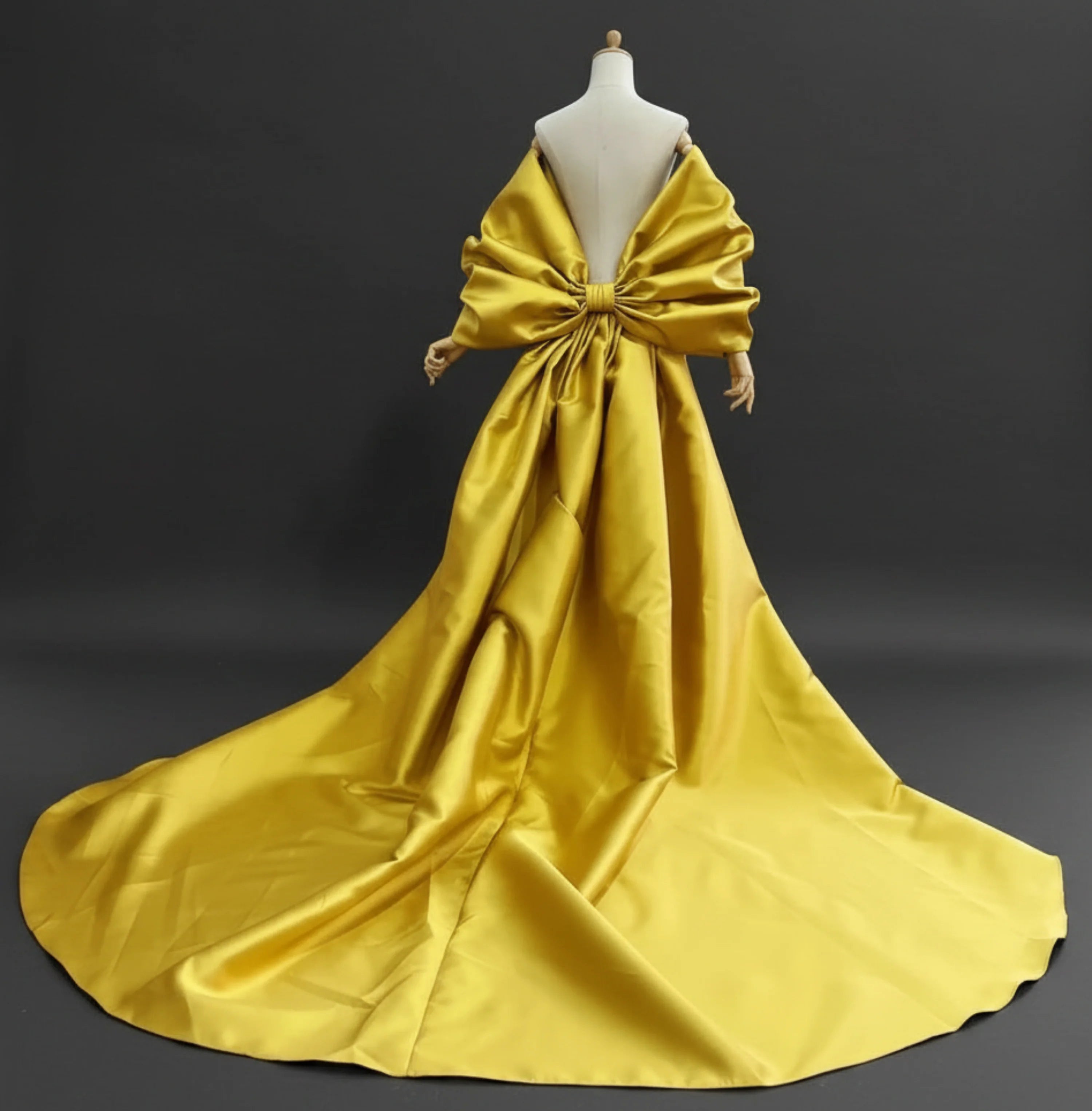 Luxe Oversized Off-Shoulder Bowknot Shawl