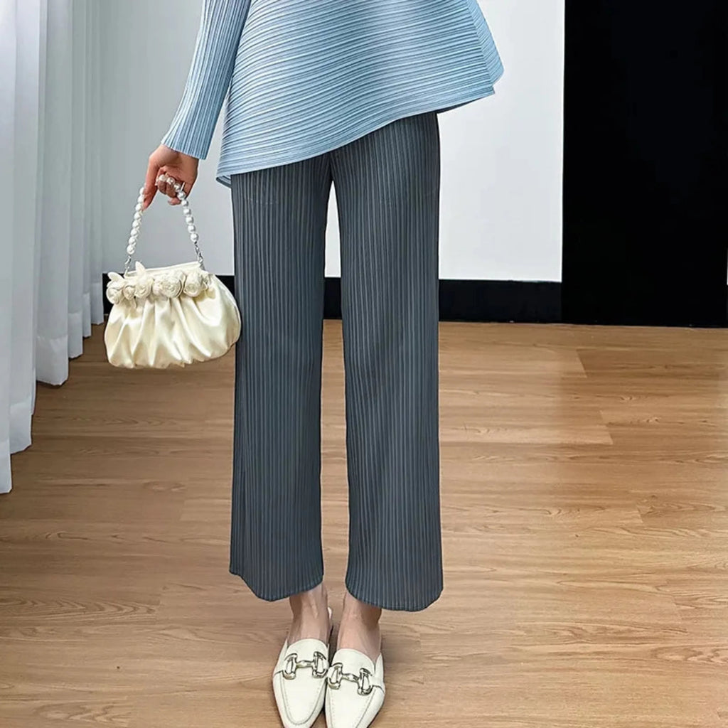 Casual Luxury Pleated Co-ord Set