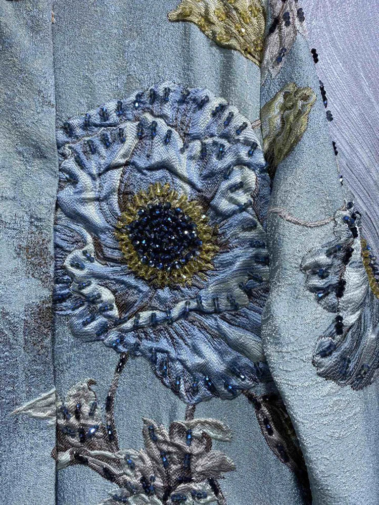 Couture Beaded Floral Coat