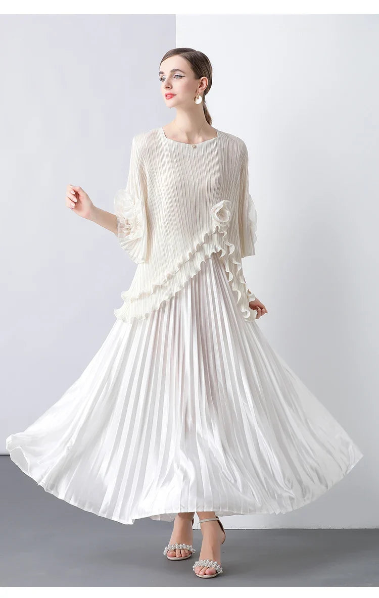 Truly Pleated Top with Luxury Skirt