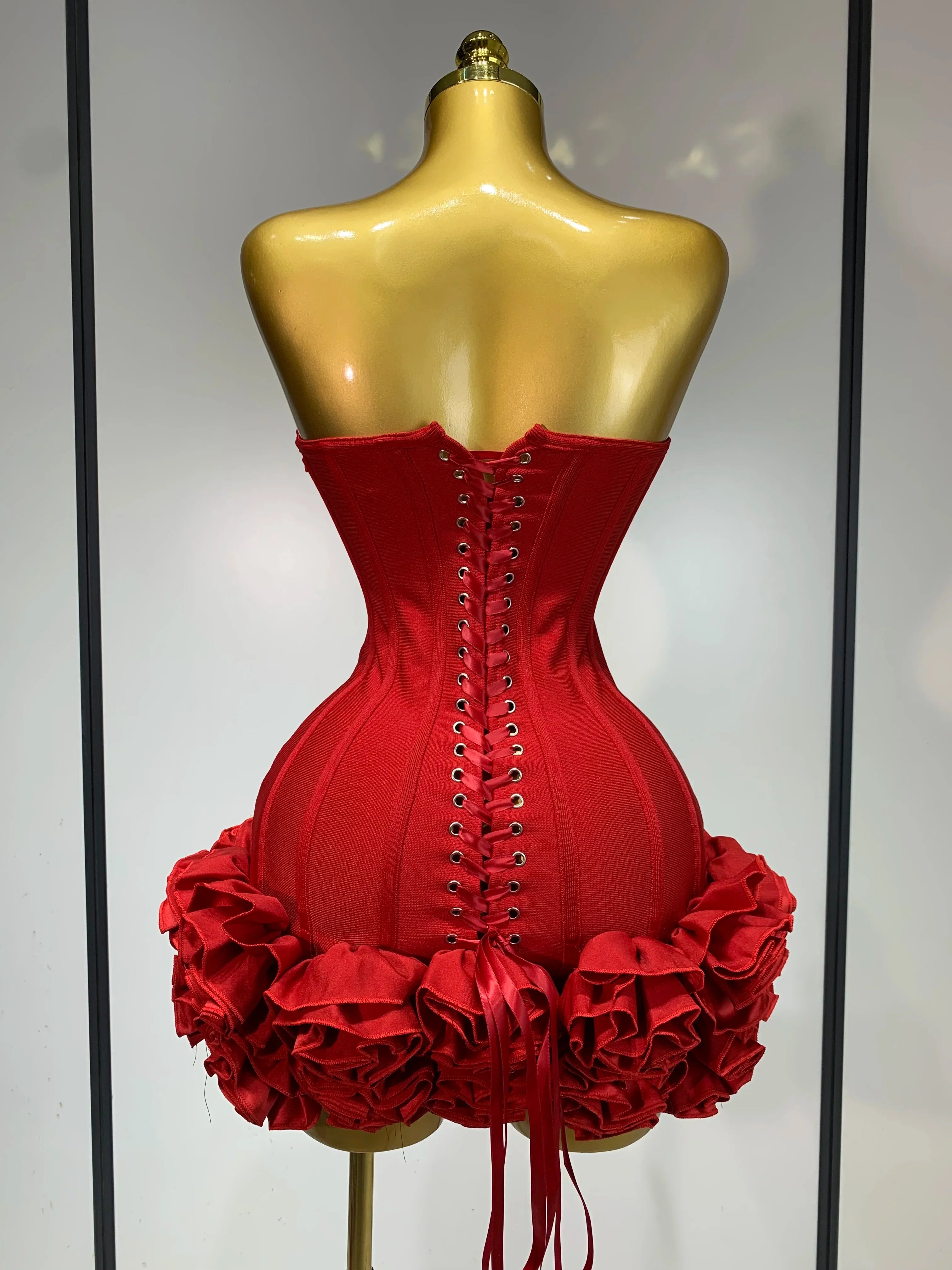 Luxury Corset Mini Dress