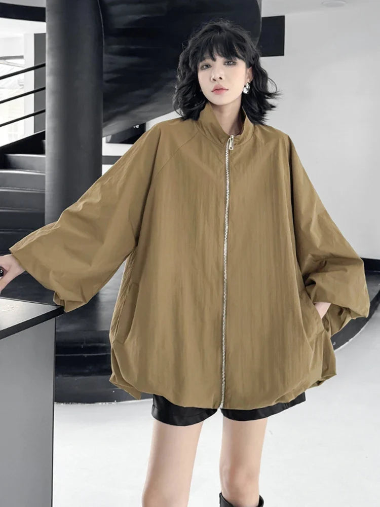 Luxe Oversized Balloon Sleeve Jacket