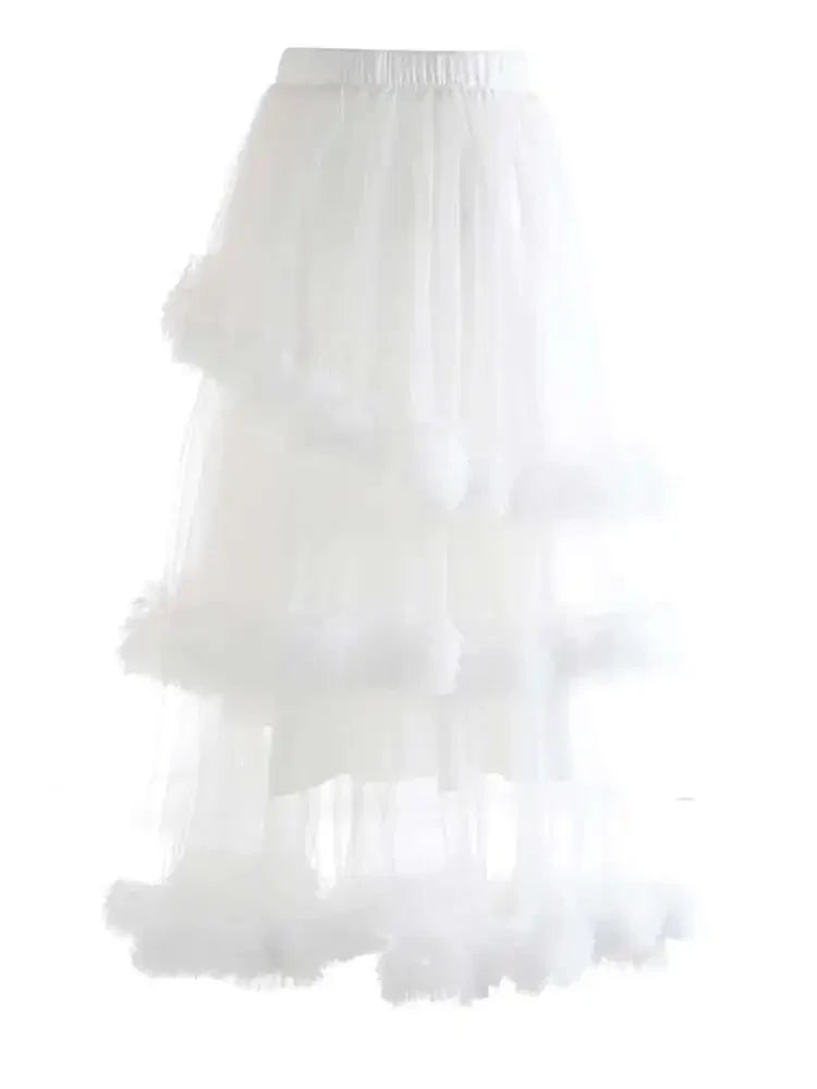 Luxurious Tulle Frill Skirt