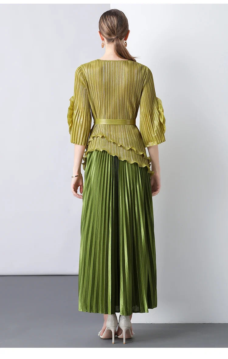 Truly Pleated Top with Luxury Skirt