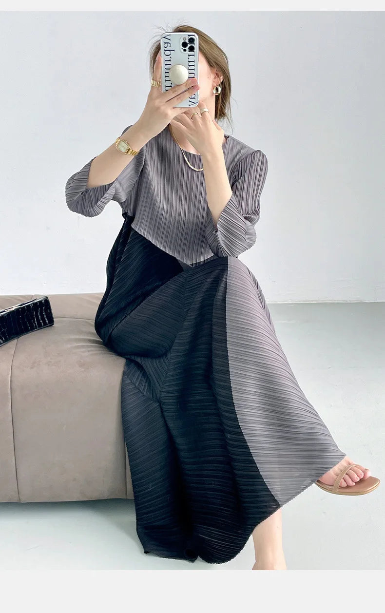 Petite Luxe Japanese Pleats Skirt Set