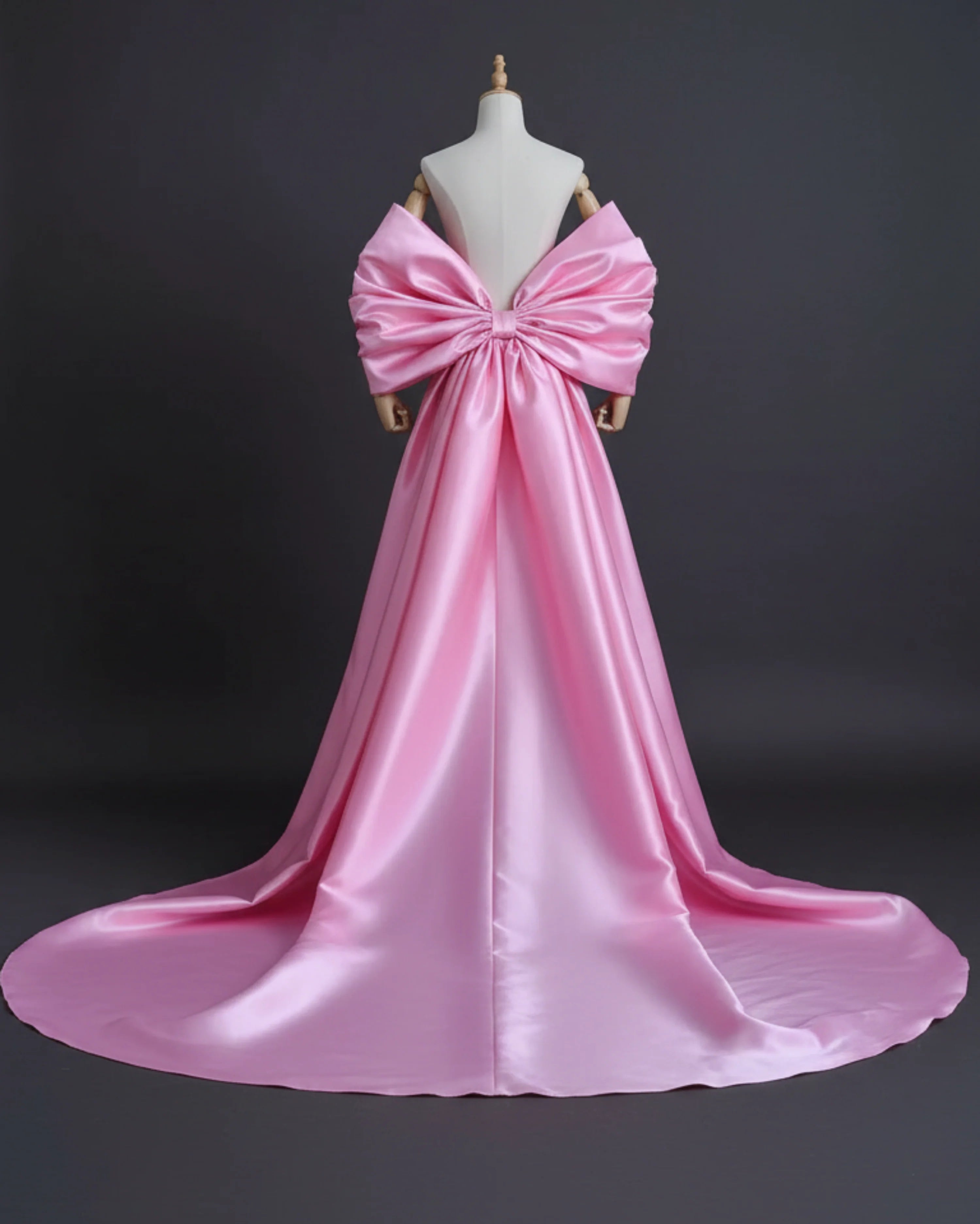 Luxe Oversized Off-Shoulder Bowknot Shawl