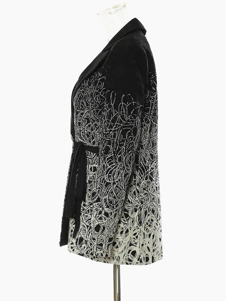 Women's Elegant Swirl Blazer