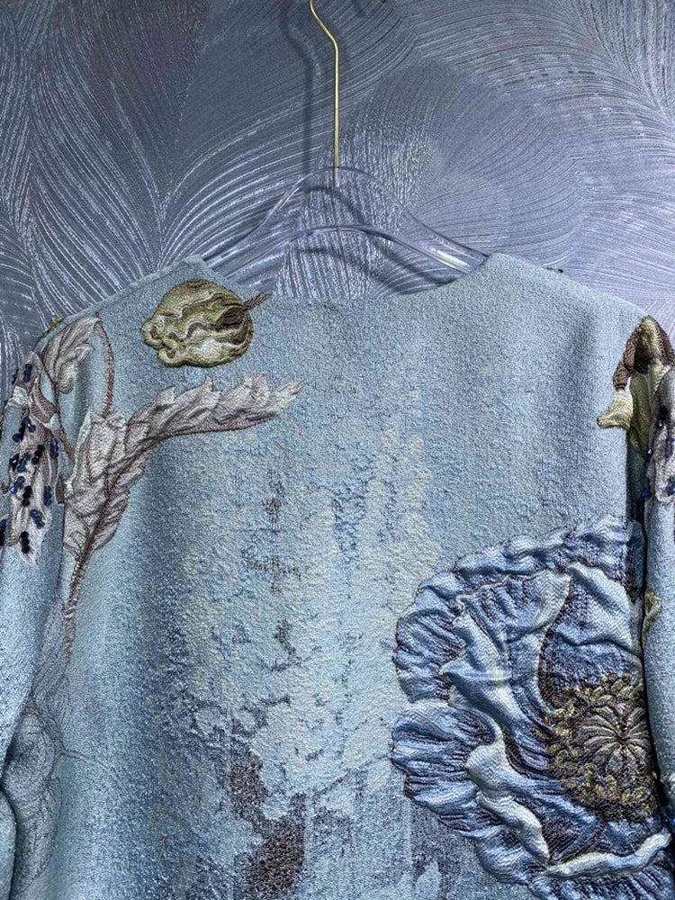 Couture Beaded Floral Coat
