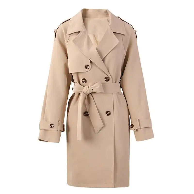 Luxury Pleated Trench Coat