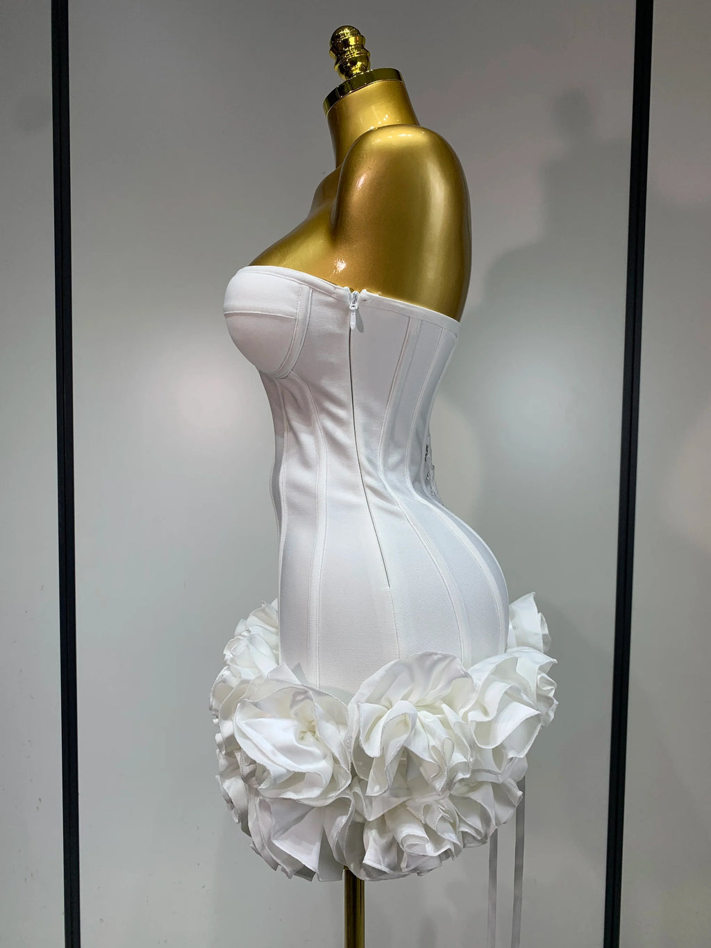 Hourglass Flattering Strapless Corset Dress