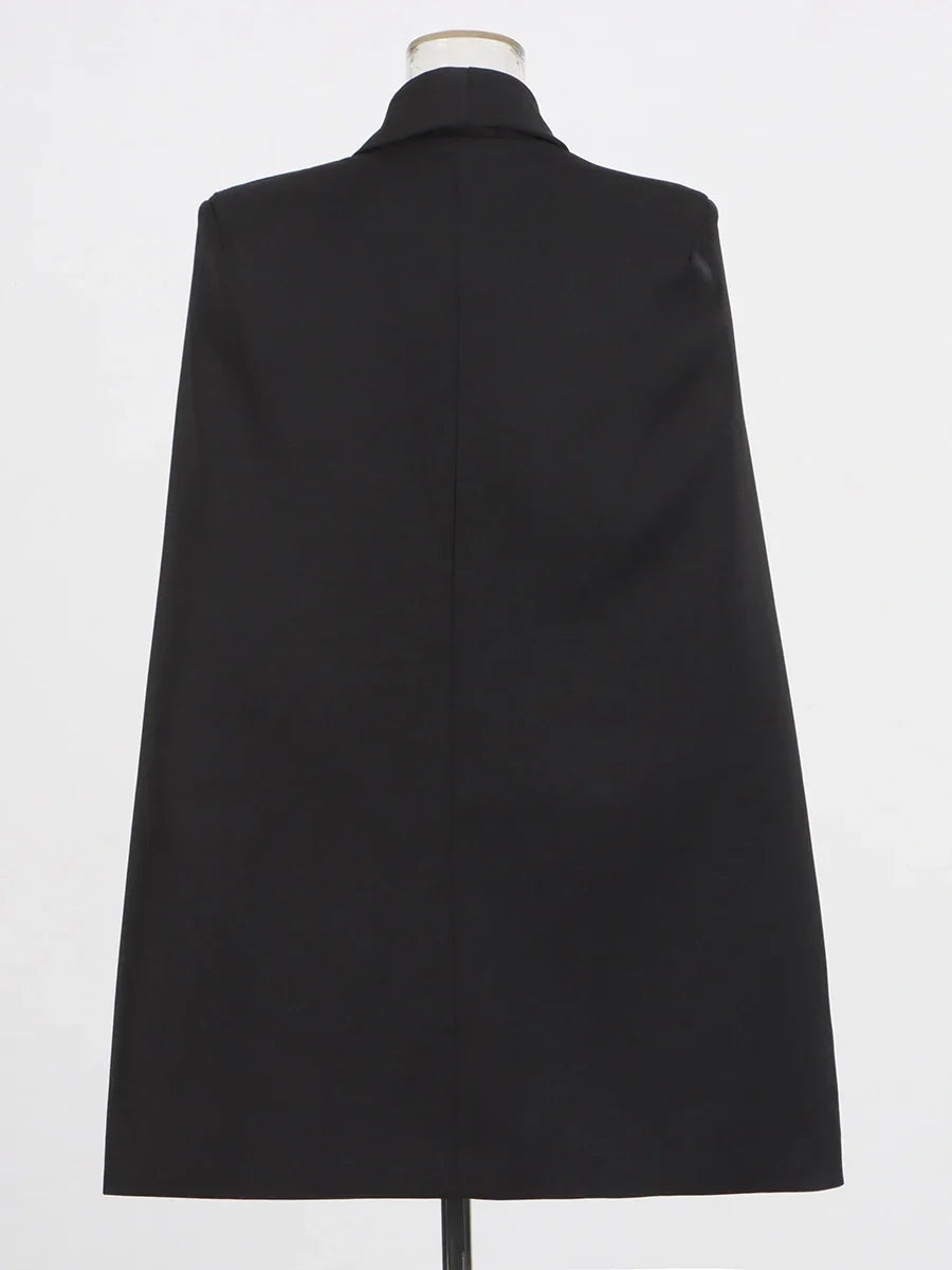 Luxury Cape Sequined Blazer